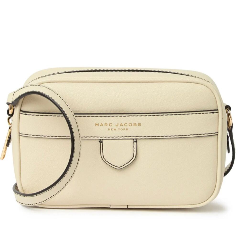 Marc Jacobs Marshmallow Cream Saffiano Leather Crossbody Bag